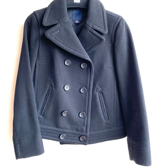 Gap Pea Jacket-Heavy Wool-EUC - Picture 1 of 10